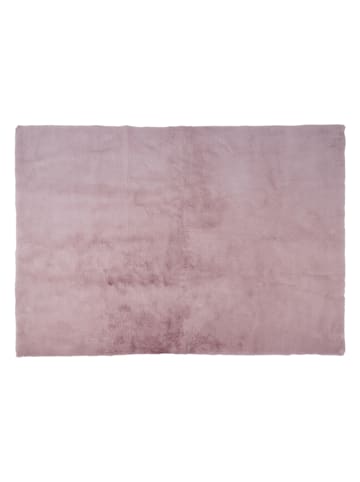 THE HOME DECO FACTORY Kurzflor-Teppich in Rosa - (L)170 x (B)120 cm