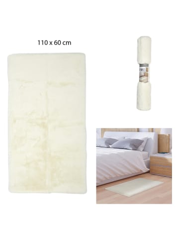 THE HOME DECO FACTORY Dywan w kolorze kremowym - 110 x 60 cm