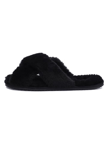 ISLAND BOOT Hausschuhe "Fluffy" in Schwarz