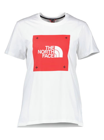 The North Face Koszulka "BF Box" w kolorze białym