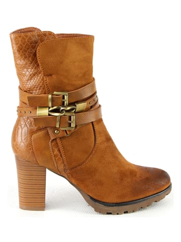 Foreverfolie Stiefeletten in Hellbraun