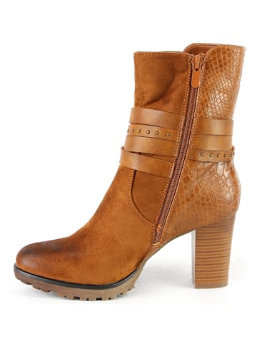 Foreverfolie Botki w kolorze jasnobrązowym