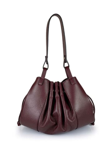 Florence Bags Leren schoudertas "Fi" bordeaux - (B)30 x (H)20 x (D)14 cm