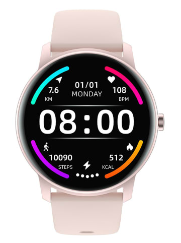 SmartCase Smartwatch w kolorze jasnoróżowym