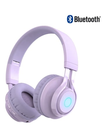 SmartCase Słuchawki bezprzewodowe Bluetooth Over-Ear w kolorze fioletowym