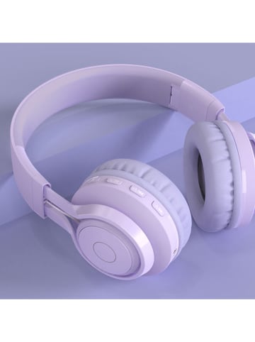 SmartCase Bluetooth-Over-Ear-Kopfhörer in Lila