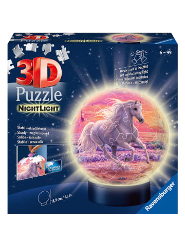 Ravensburger 72-częściowe puzzle 3D "Horses on the beach" - 6+