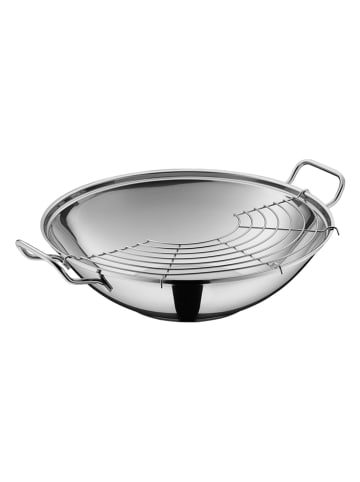 WMF 2tlg. Set: Edelstahl-Wok "Wok Party" - Ø 36 cm