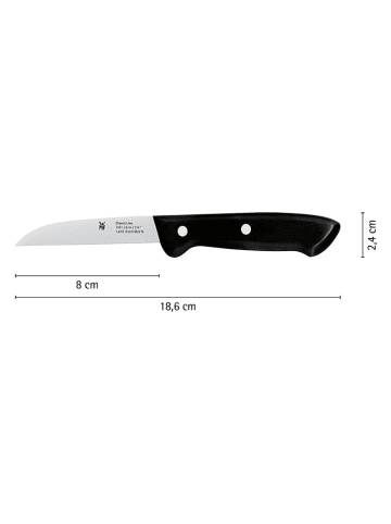 WMF Nóż "Classic Line" w kolorze czarnym do warzyw - dł. 18,6 cm