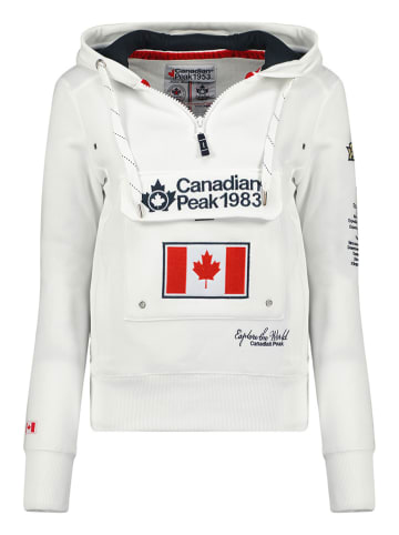 Canadian Peak Hoodie "Gyrelle" in Weiß