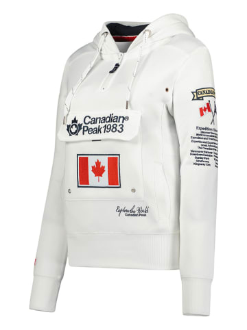 Canadian Peak Hoodie "Gyrelle" in Weiß