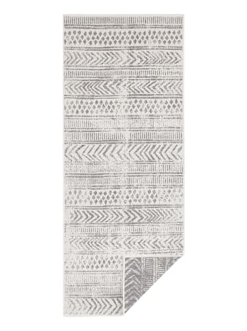 NORTHRUGS Zewnętrzny dywan dwustronny "Biri" w kolorze szaro-kremowym