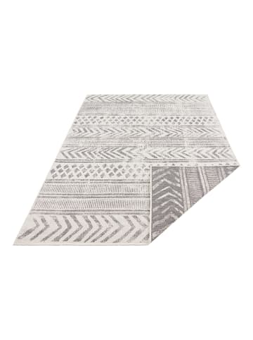 NORTHRUGS Outdoor-Wendeteppich "Biri" in Grau/ Creme