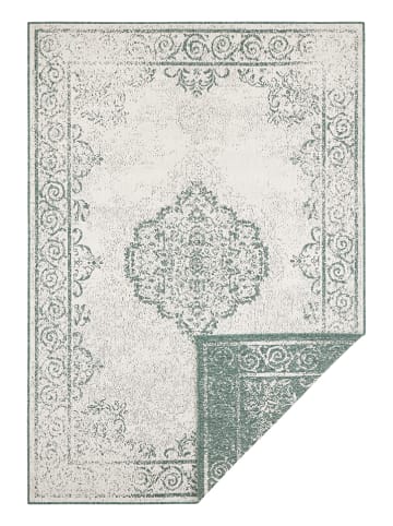 NORTHRUGS Indoor-/ Outdoor-Teppich "Cebu" in Grün/ Creme