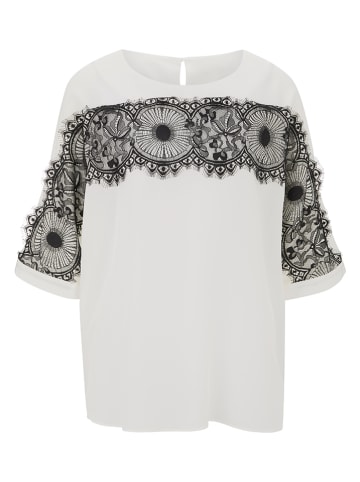 Heine Seidenbluse in Creme