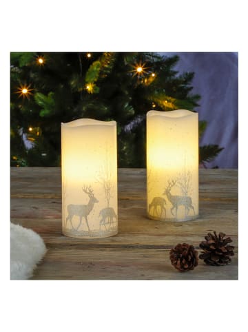 Profiline Ledkaarsen warmwit - 2 stuks