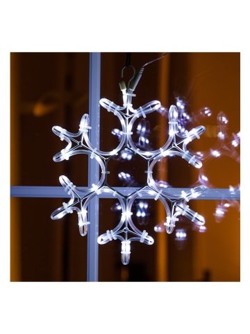 Profiline LED-Dekoleuchte "Schneeflocke" in Weiß - (B)26 x (H)23 cm