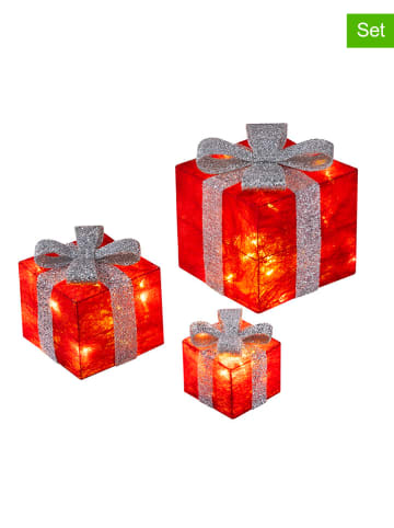 Hollybell 3-delige set: decoledlampen warmwit