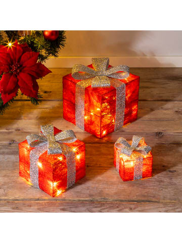 Hollybell 3-delige set: decoledlampen warmwit