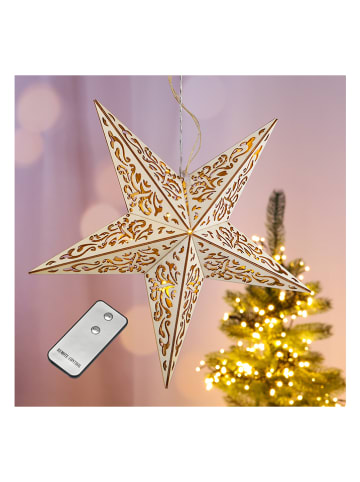 Hollybell Dekoracyjna lampa LED "Star" w kolorze ciepłej bieli - Ø 40 cm