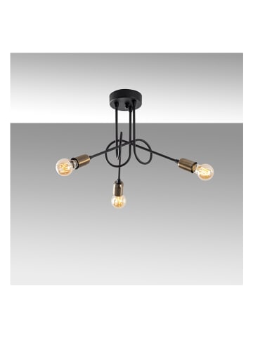 Opviq Plafonnière "Viraj" zwart - Ø 46 cm