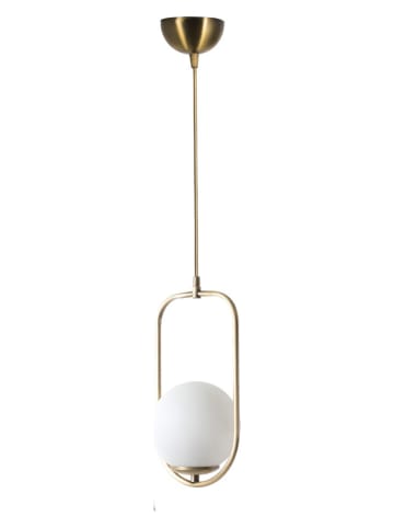 Opviq Lampa wisząca "Damla" w kolorze biało-miedzianym - Ø 18 cm