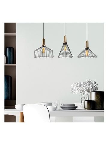 Opviq Hängeleuchte "Dear" in Schwarz - (B)104 x (T)34 cm