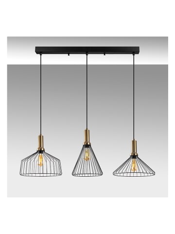 Opviq Hängeleuchte "Dear" in Schwarz - (B)104 x (T)34 cm