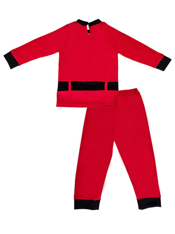 Denokids 2-delige outfit "Santa Boy" rood
