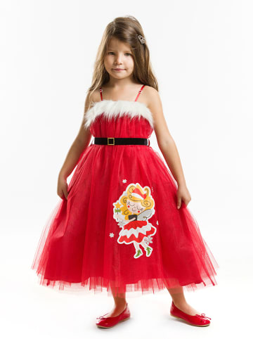 Deno Kids Kleid "Tulle Christmas Fairy" in Rot