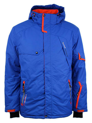 Peak Mountain 2-delige ski-/snowboardoutfit blauw/oranje