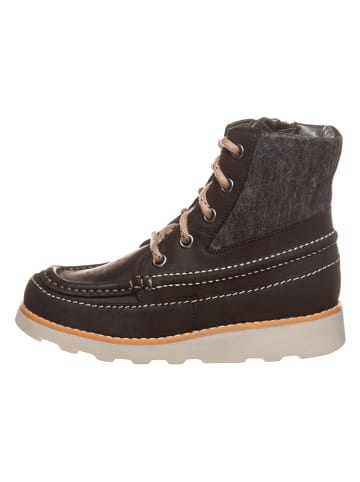 Clarks Botki "Crown Spirit" w kolorze czarno-szarym