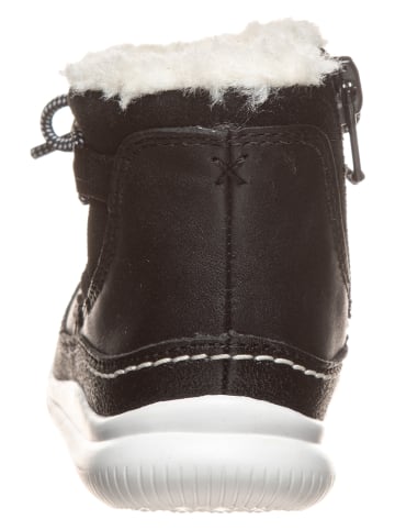 Clarks Leren winterboots "Crest Alpine" zwart