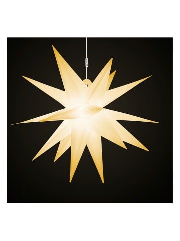 Gartenfreude LED-Dekoleuchte "Stern" in Weiß - Ø 100 cm