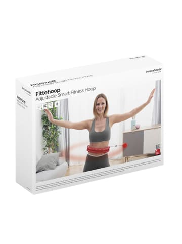 InnovaGoods Fitnessring rood - (L)132 x (B)2,5 cm