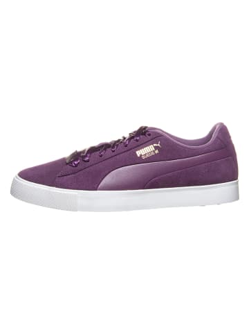 Puma Shoes Skórzane sneakersy "Suede G" w kolorze fioletowym