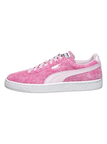 Puma Shoes Skórzane sneakersy "Suede Elemental" w kolorze różowym