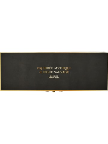 Rétro Chic 4er-Set: Duftkerzen in Gold - 4x 60 g