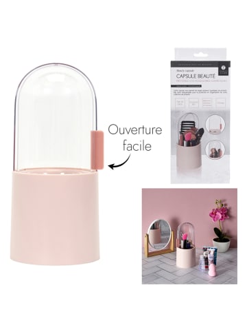 The Concept Factory Kosmetikorganizer in Rosa - (H)22,4 x Ø 10,4 cm