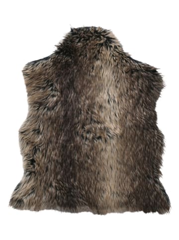 Boltze Decoratieve vacht "Lesko" bruin - (L)41 x (B)35 cm