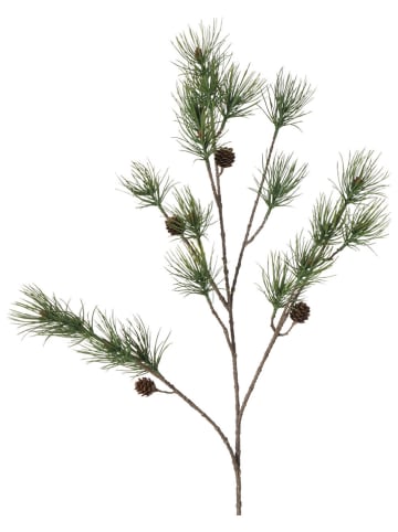 Boltze Dekozweig "Tanne" in Grün/ Braun - (H)120 cm