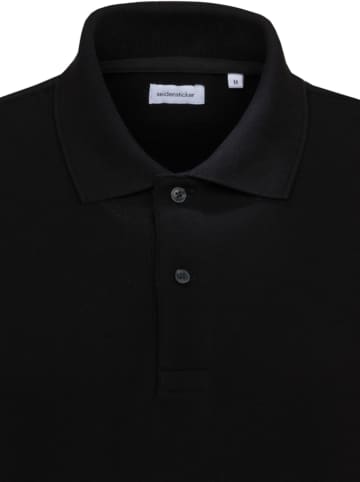 Seidensticker Poloshirt zwart