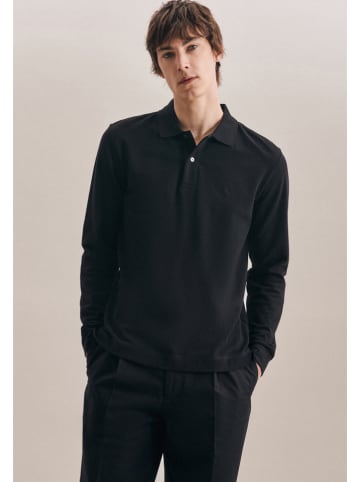 Seidensticker Poloshirt in Schwarz
