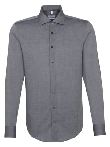 Seidensticker Blouse - slim fit - antraciet