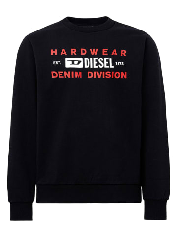Diesel Sweatshirt "Hayt" in Schwarz