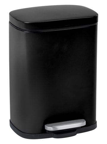 Wenko Treteimer "Leno" in Schwarz - 5 l