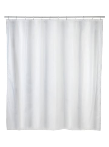 Wenko Duschvorhang in Weiß - (B)180 x (H)200 cm