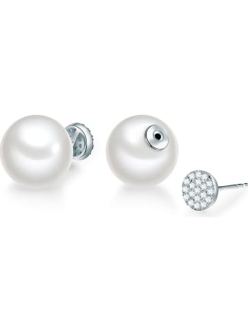 Nova Pearls Copenhagen Ohrstecker mit Perlen und Edelsteinen