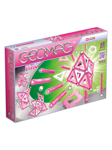 Geomag 68-częściowy zestaw magnetyczny "Pink"- 3+
