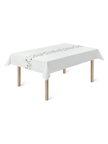 Kähler Tafellaken "Hammershøi Christmas" wit/meerkleurig - (L)370 x (B)150 cm